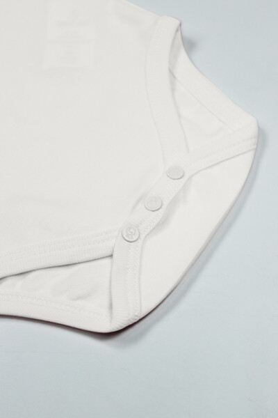 Bistyle Organik Natural Basic Style Yarım Kol Body BS17103 Ekru - 3