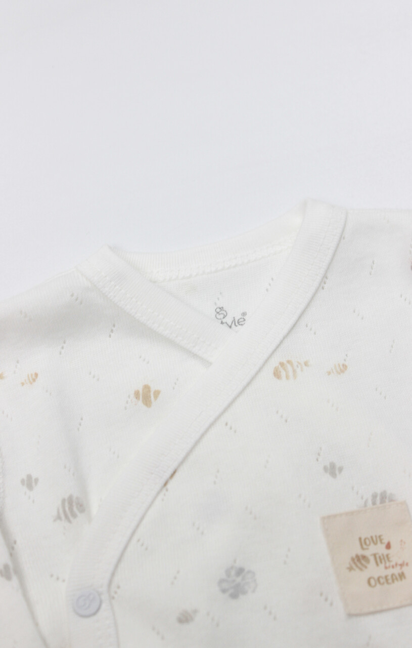 Bistyle 3lü Zıbın Takım Ocean And Starfish 13132 Ekru - 3