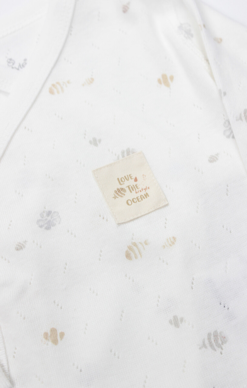 Bistyle 3lü Zıbın Takım Ocean And Starfish 13132 Ekru - 4