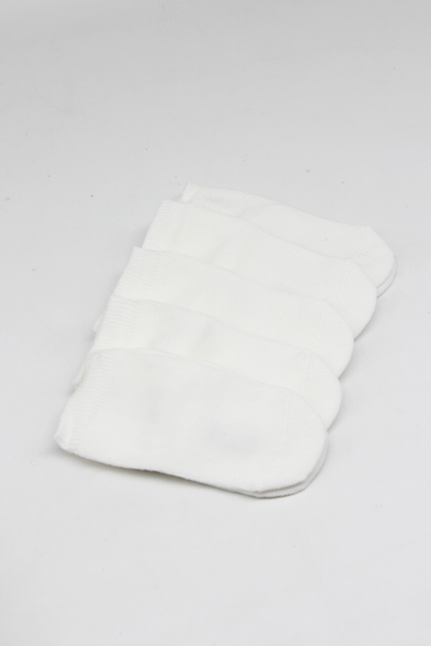 Bistyle 5'li Penye Soket Kutulu Basic Çorap 10131 Ekru - 4