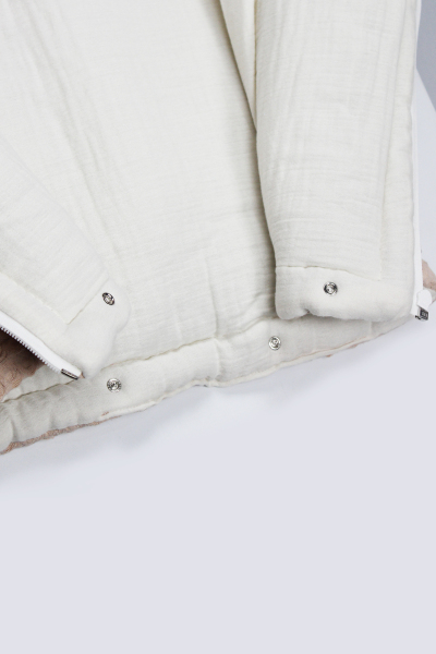 Bistyle Fermuarlı Natural Life Pike Battaniye Boy 70114 Bej - 3