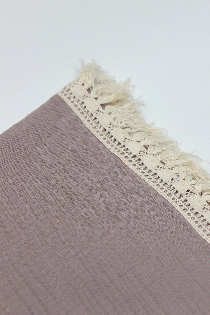 Bistyle Organik Müslin 80x90 Fistolu Battaniye 70112 Antrasit - 3