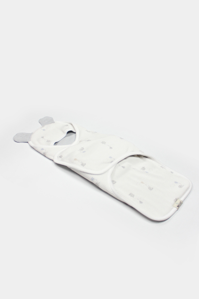 Bistyle Flying Elephant Organik Bel Destekli Kundak 75102 Ekru Gri - Bistyle