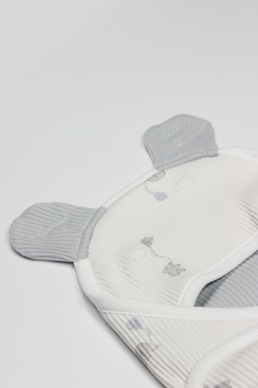 Bistyle Flying Elephant Organik Bel Destekli Kundak 75102 Ekru Gri - 3