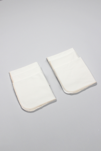 Bistyle Organik 28x28 6'Lı Penye Mendil 90103 Ekru - 3