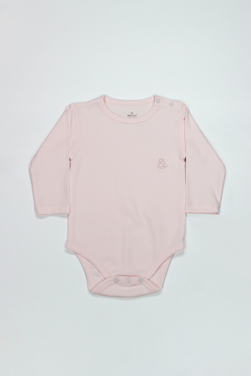 Bistyle Natural Basic Style Uzun Kol Body 17104 Pembe - 1