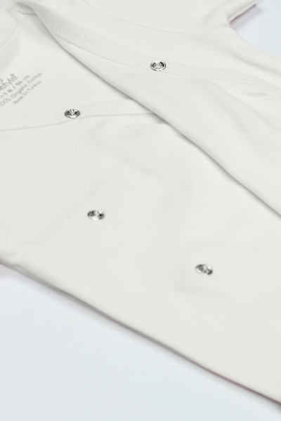 بدلة جسم أساسية من بايستايل، بتصميم لفّ طبيعي عضوي، بأكمام طويلة، موديل BS17102، لون بيج فاتح - 4