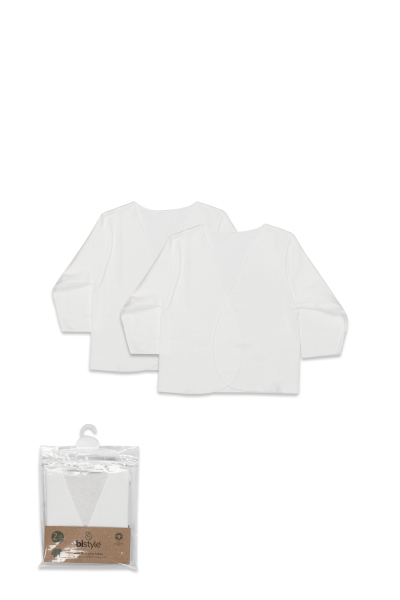 Bistyle Organik 2'Li Basic İç Zıbın 17120 Ekru - Bistyle