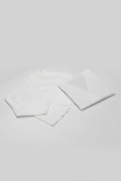 بدلة داخلية أساسية من Bistyle Organic، عبوة من قطعتين، لون بيج فاتح 17120 - 4