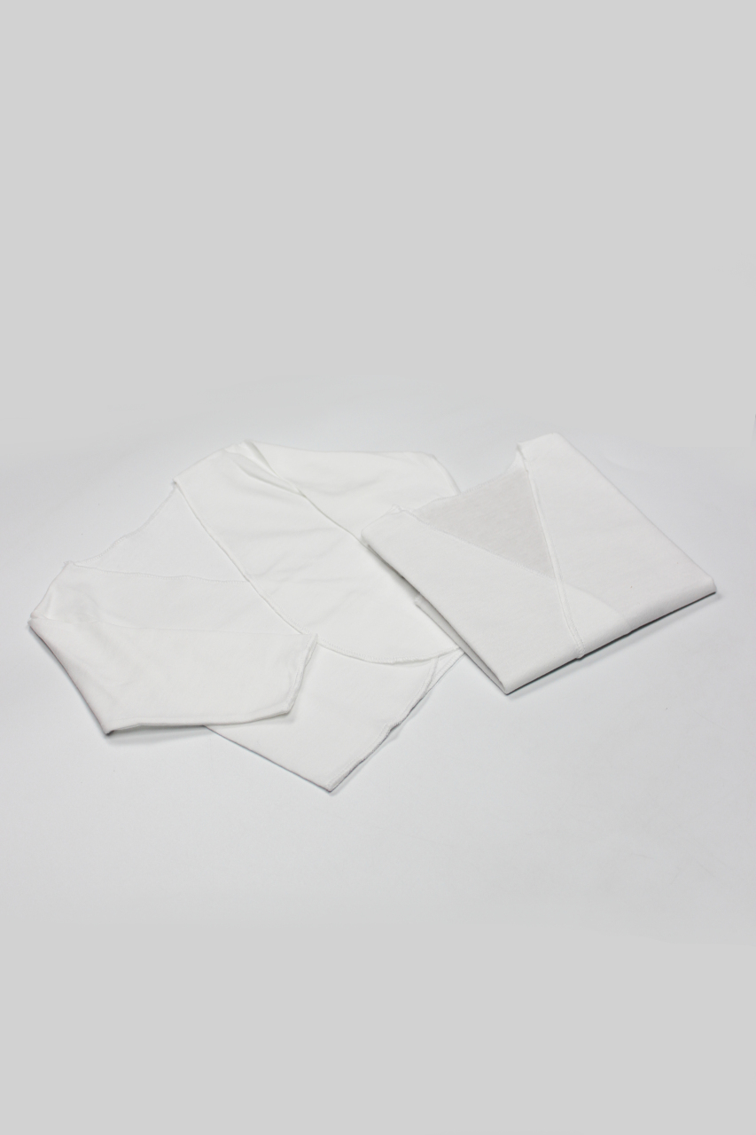 بدلة داخلية أساسية من Bistyle Organic، عبوة من قطعتين، لون بيج فاتح 17120 - 4