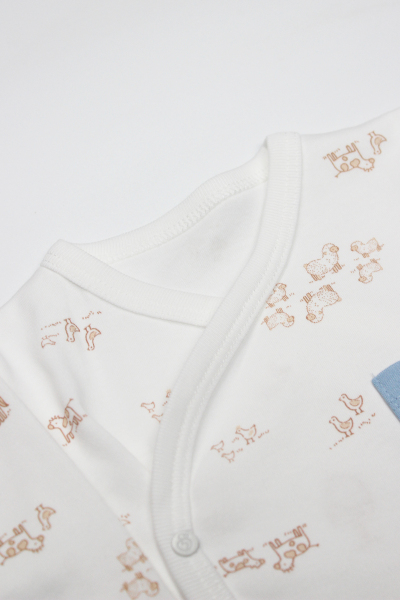 Bistyle Curly Lamb 3'Lü Zıbın Takımı 13107 Bej Ekru - 2