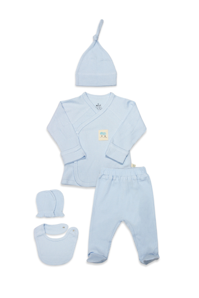 Bistyle Modal Flying Balloons 5'Li Hastane Çıkışı BS12109 Mavi - 1