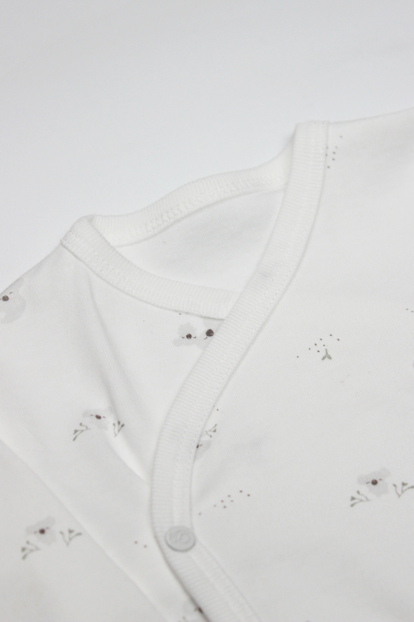 طقم ملابس أطفال من 3 قطع من بيستايل، ليتل كوالا 13109، رمادي - 3