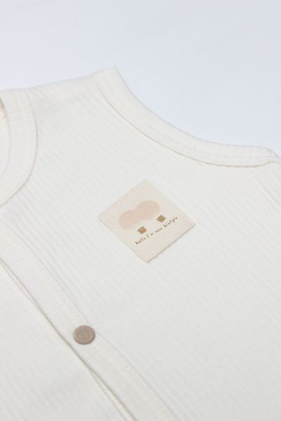 Bistyle Modal Flying Balloons Bebek Yelek BS18110 Ekru - 4