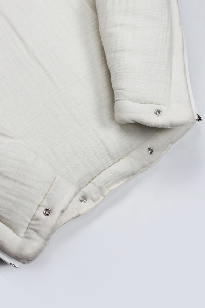 Bistyle Fermuarlı Natural Life Pike Battaniye Girl 70113 Ekru - 3