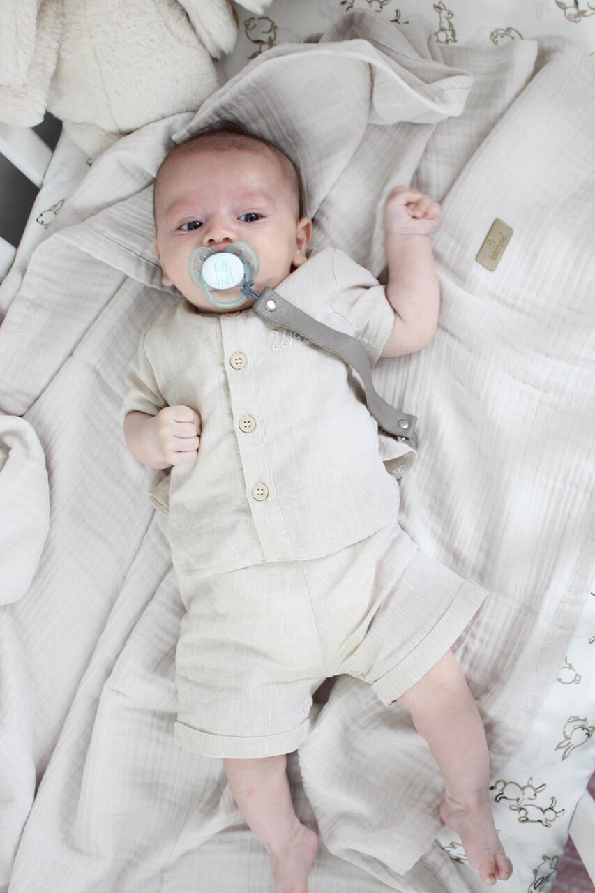 Bistyle Müslin Battaniye 120x120 Cm 70101 Taş - 2