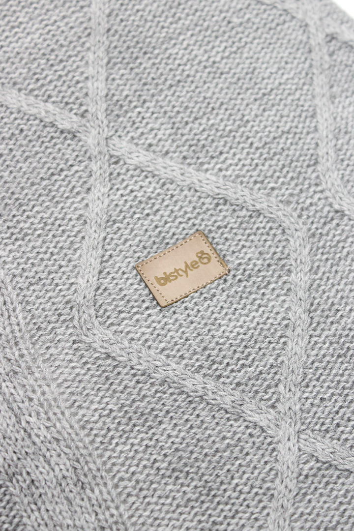 Bistyle Baby İn Swadding Triko Kundak 75108 Gri - 3