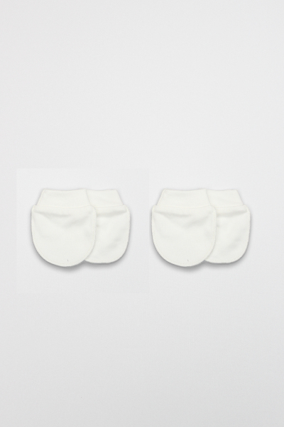 Bistyle 2Li Penye Eldiven Basıc 90108 Ekru - Bistyle