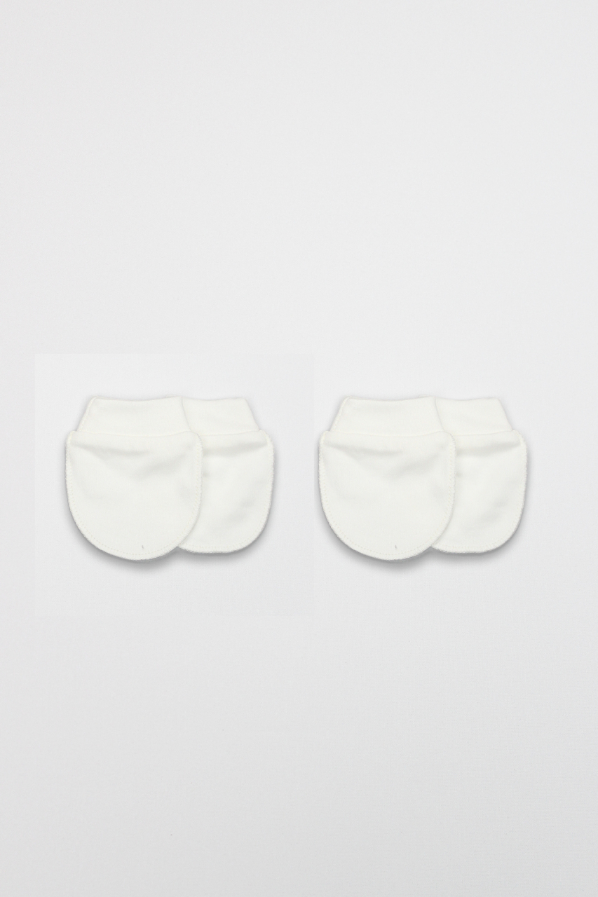 قفازات قطنية من Bistyle، عبوة من قطعتين، لون بيج فاتح 90108 - 1