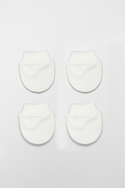 قفازات قطنية من Bistyle، عبوة من قطعتين، لون بيج فاتح 90108 - 3