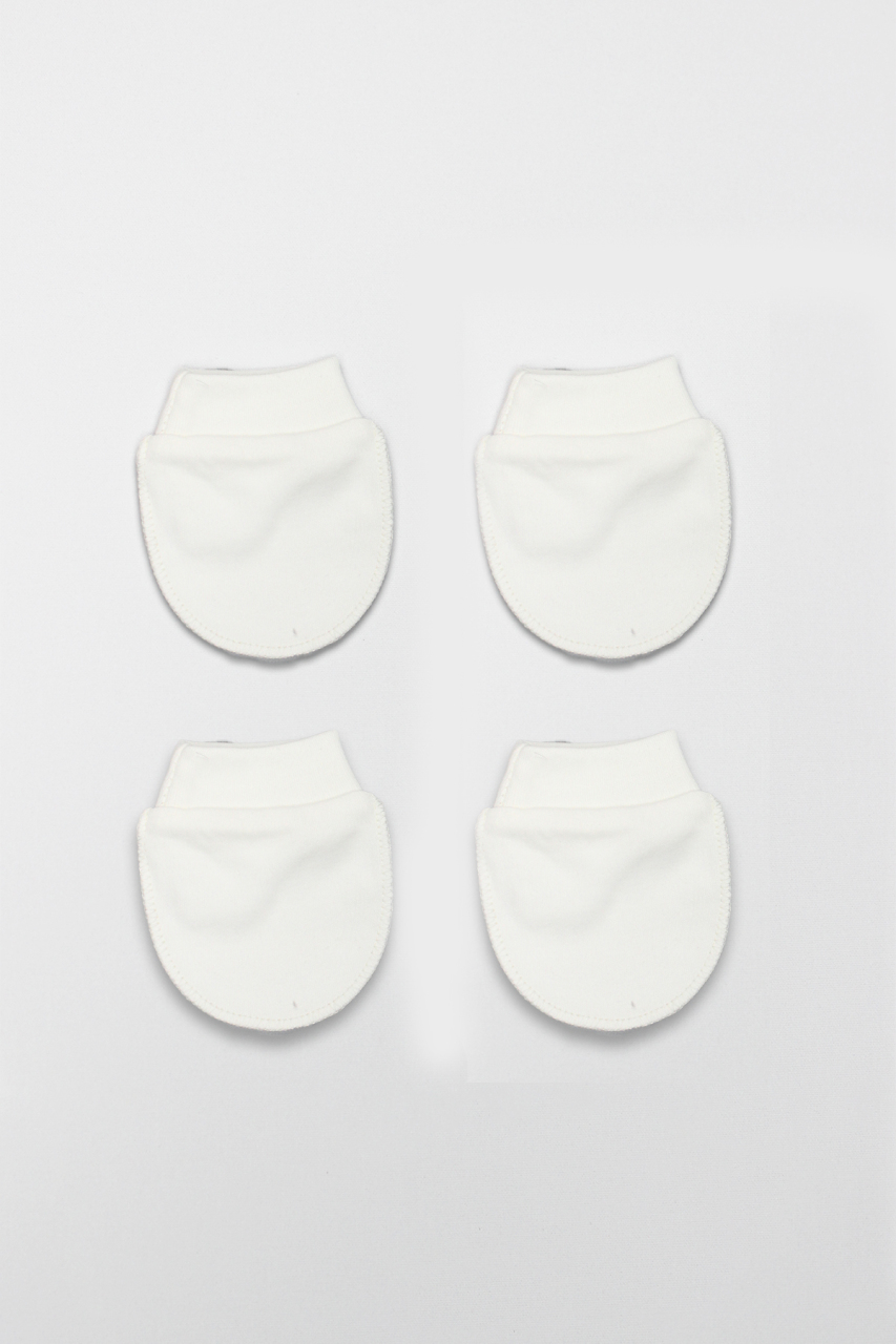 قفازات قطنية من Bistyle، عبوة من قطعتين، لون بيج فاتح 90108 - 3