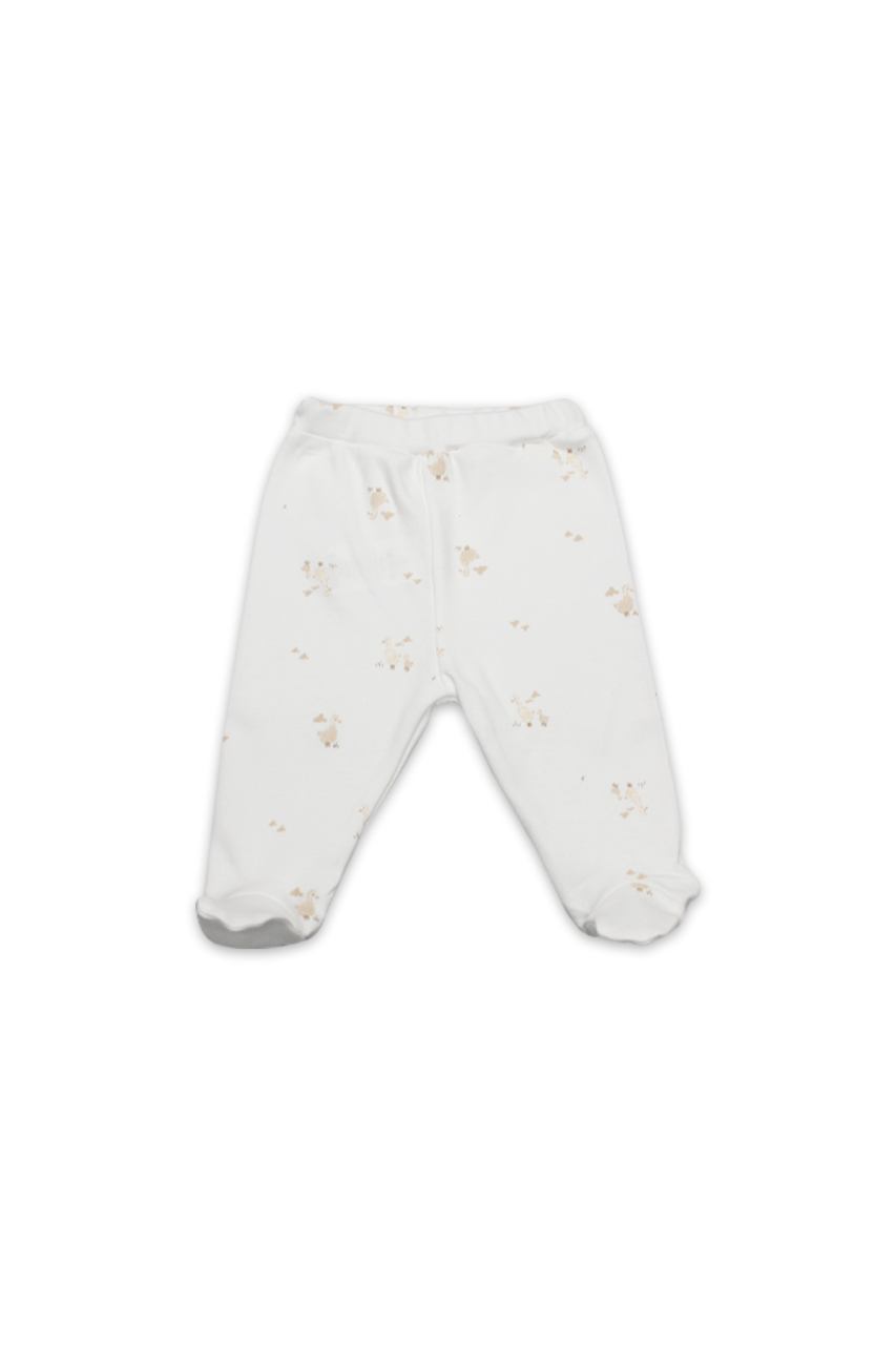 طقم بيستيل مكون من 5 قطع لاستقبال مولود جديد من المستشفى، بتصميم بطة صغيرة، رقم 12103، لون أصفر - 4