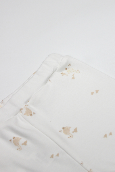 طقم بيستيل مكون من 5 قطع لاستقبال مولود جديد من المستشفى، بتصميم بطة صغيرة، رقم 12103، لون أصفر - 5