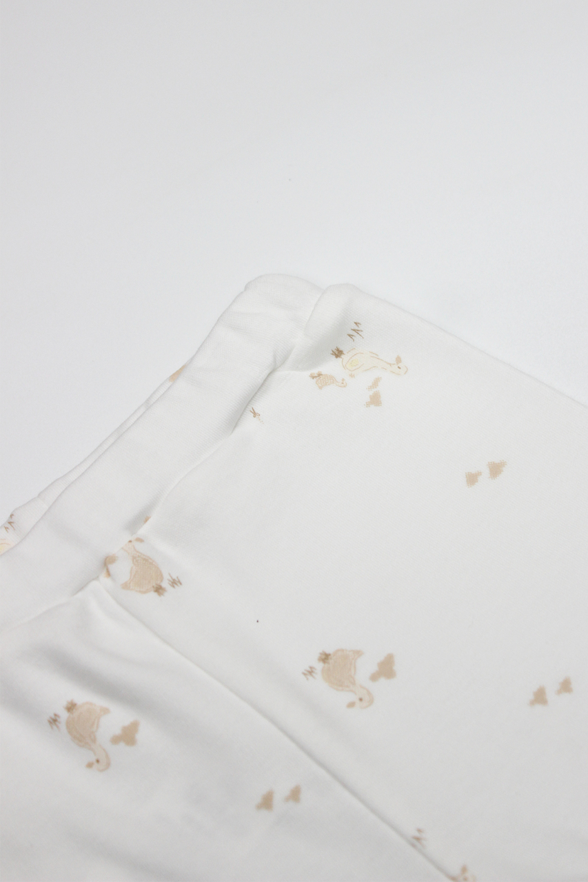 طقم بيستيل مكون من 5 قطع لاستقبال مولود جديد من المستشفى، بتصميم بطة صغيرة، رقم 12103، لون أصفر - 5