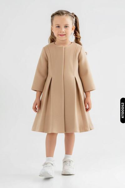 Kız Çcok Elbise 2-6 Yaş 521 Kahve - 3
