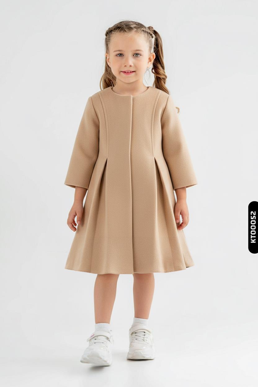 Kız Çcok Elbise 2-6 Yaş 521 Kahve - 3
