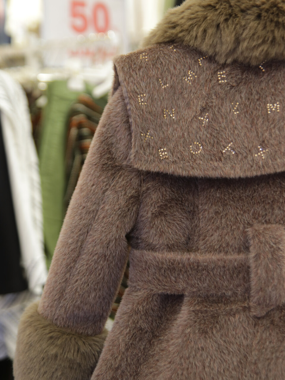 Kız Çocuk Elbise ve Kaban Takmı 2-6 Yaş 400 Kahve - 9