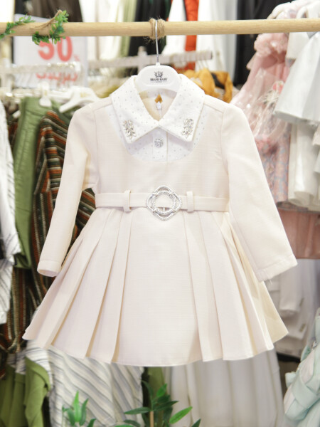 Kız Çocuk Elbise 2-6 Yaş 526 Mavi - 7