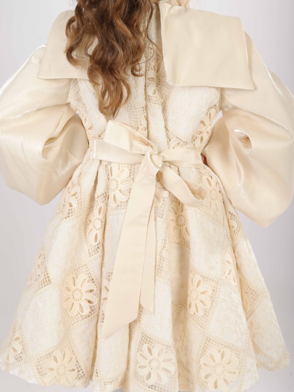 Kız Çocuk Elbise 2-6 Yaş 26470 Bej - 8