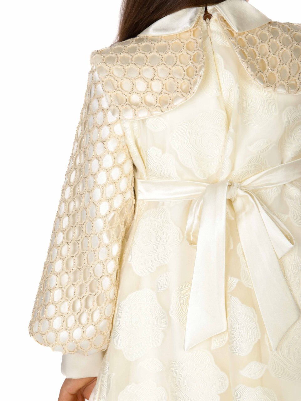 Kız Çocuk Elbise 7-11 Yaş 3723 Bej - 4