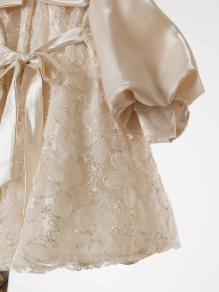 Kız Çocuk Elbise 2-6 Yaş 1004 Bej - 7