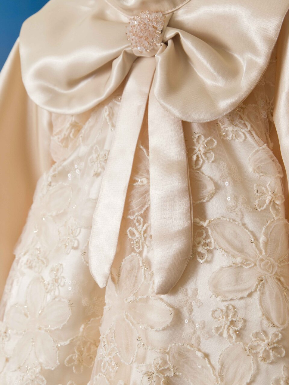 Kız Çocuk Elbise 2-6 Yaş 1004 Bej - 8