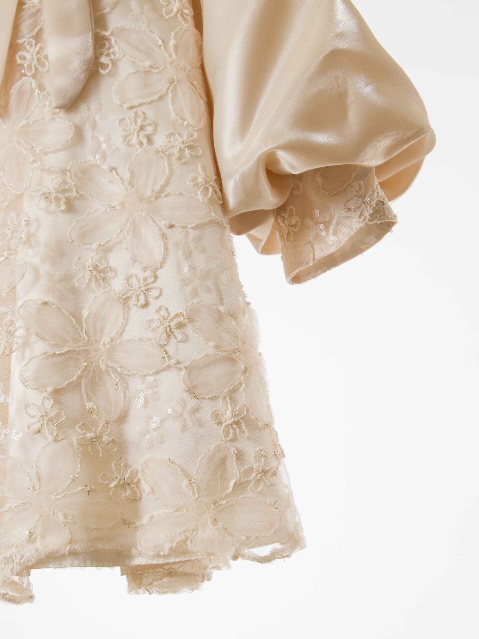 Kız Çocuk Elbise 2-6 Yaş 1004 Bej - 5