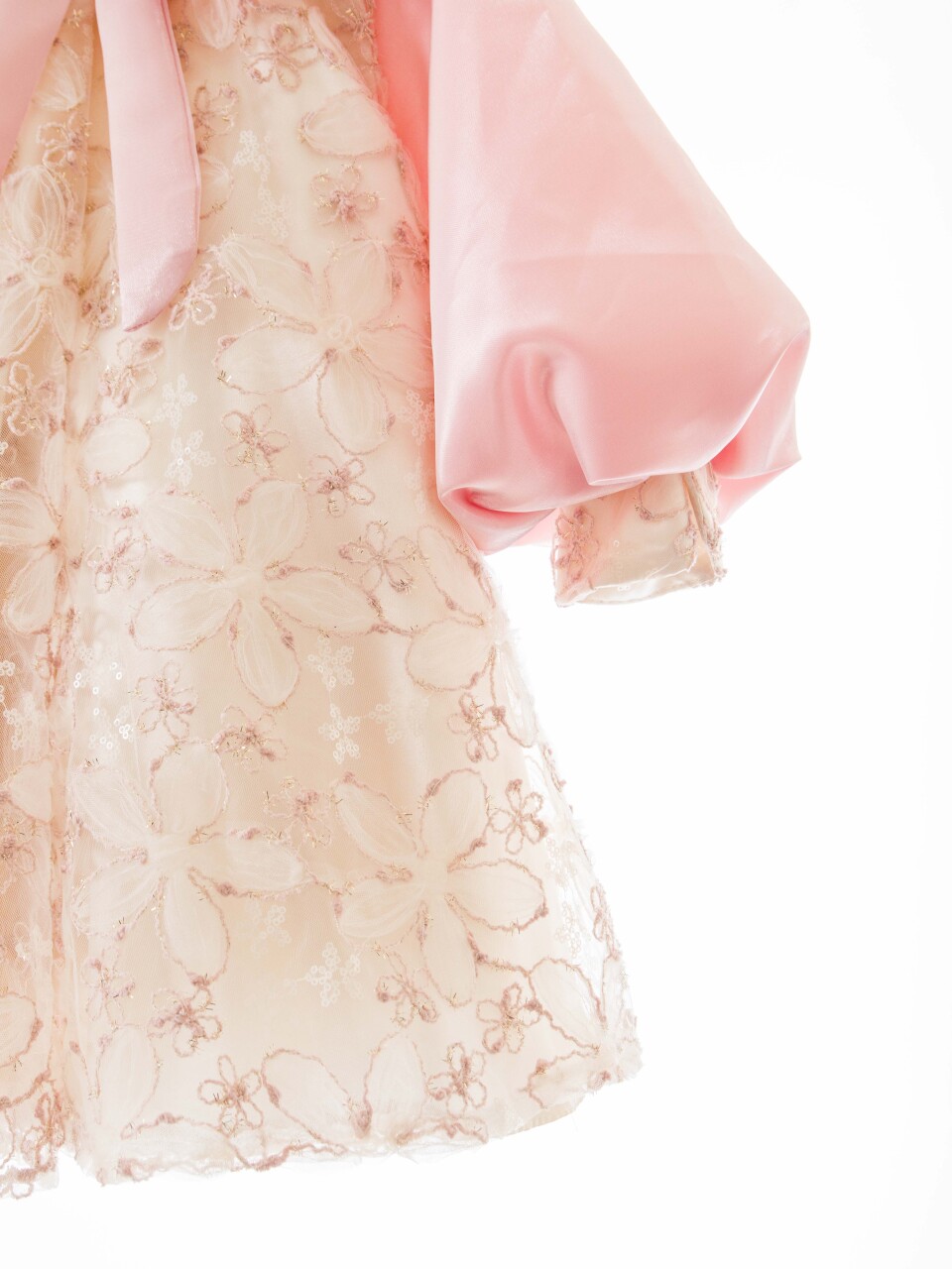 Kız Çocuk Elbise 2-6 Yaş 1004 Pembe - 5