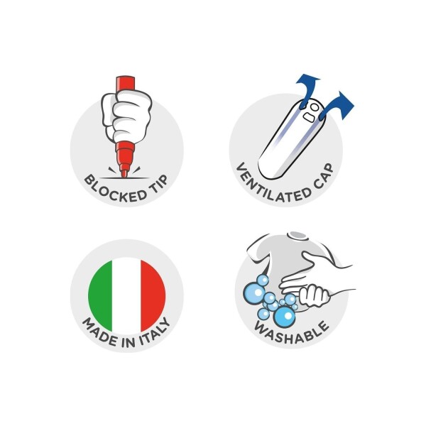 أقلام حبر جاف معطرة من كاريوكا، عبوة من 12 قلمًا - 4