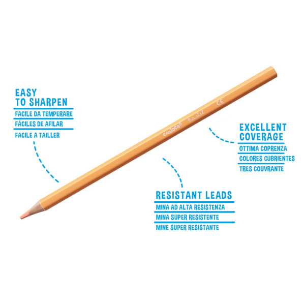 أقلام تلوين باستيل من كاريوكا، عبوة من 12 قلمًا - 3