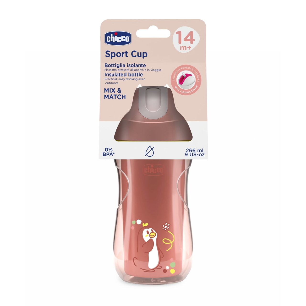 Chicco Sport Pipetli Bardak 14 Ay+ Kız - 2