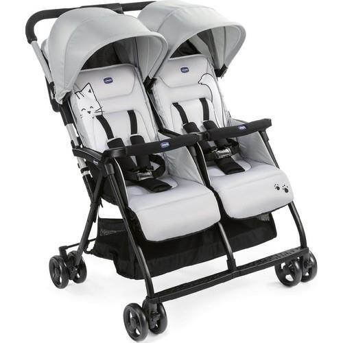 Chicco Ohlala Twin İkiz Bebek Arabası Silver - Chicco