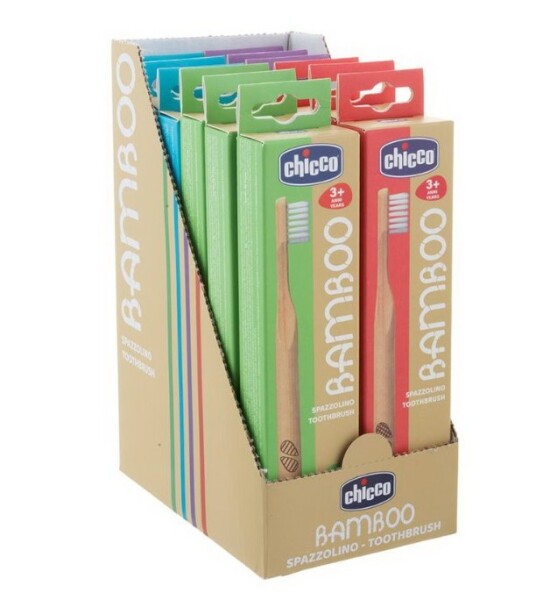 Chicco Bamboo Diş Fırçası 3+ Yaş - Chicco