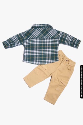 Erkek Bebek Kargo Pantolon 6-24 Ay 20013 Bej - 3