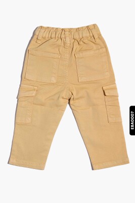 Erkek Bebek Kargo Pantolon 6-24 Ay 20013 Bej - 4