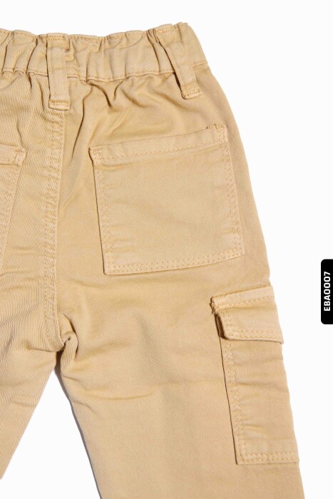Erkek Bebek Kargo Pantolon 6-24 Ay 20013 Bej - 5