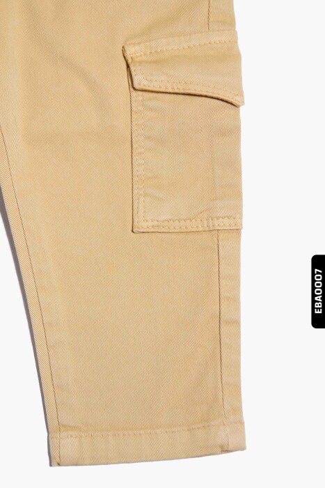 Erkek Bebek Kargo Pantolon 6-24 Ay 20013 Bej - 6