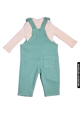 Kız Bebek Balıkçı Yaka Tishirt 6-24 Ay 20560 Krem - 4