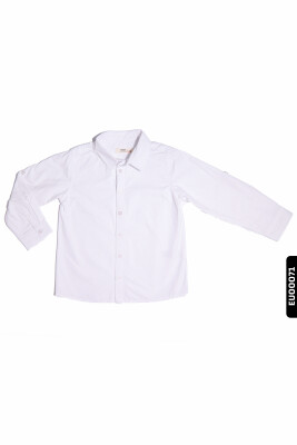 Erkek Çocuk Gömlek 3-7 Yaş 20262 Beyaz - ÇİKOBY