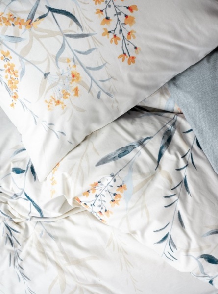 Cotton Box Nevresim Takımı Tek Kişilik Hiedra İndigo - 2